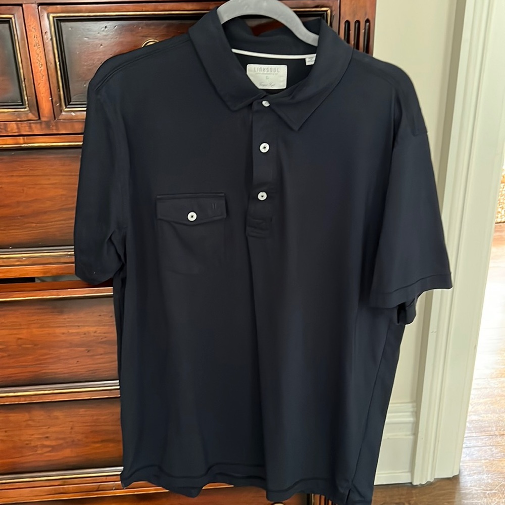 Linksoul black golf shirt